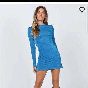 Montana mini dress - blue